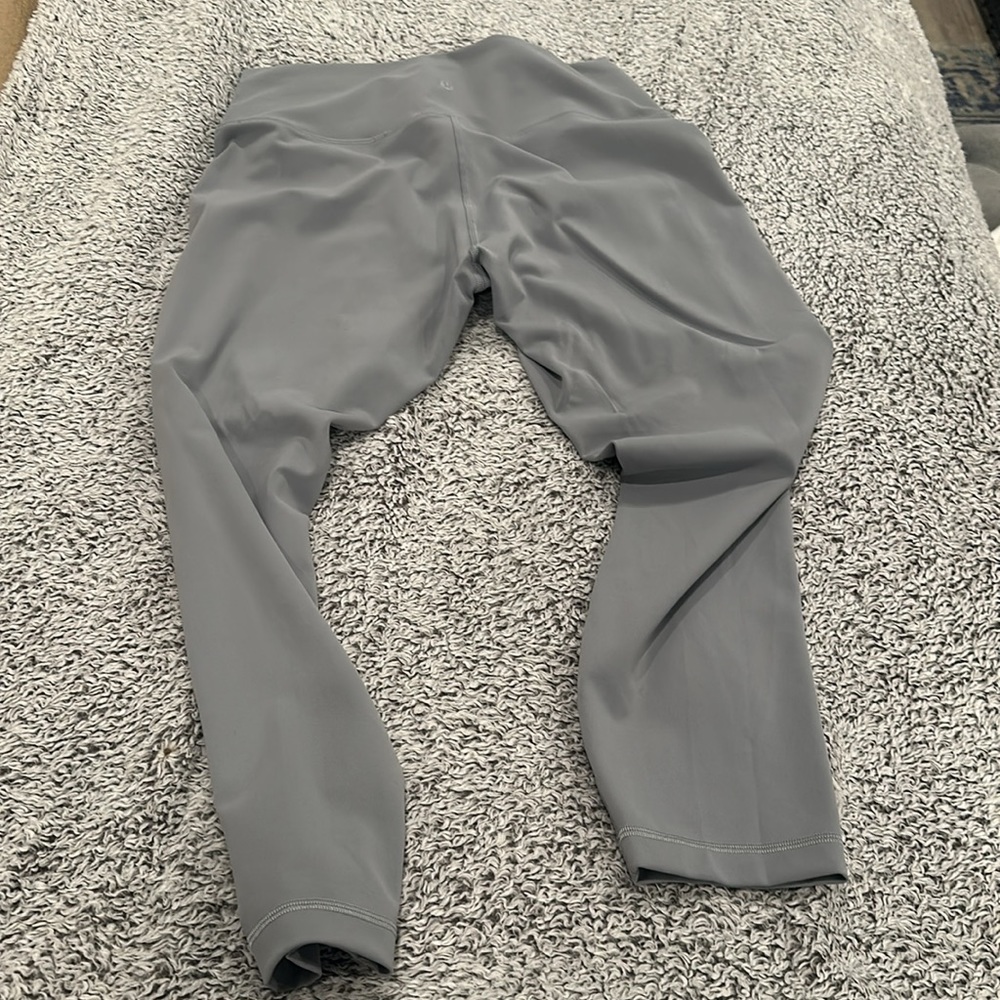 Lululemon leggings size 14 silver grey